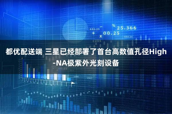 都优配送端 三星已经部署了首台高数值孔径High-NA极紫外光刻设备