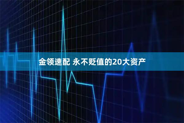 金领速配 永不贬值的20大资产