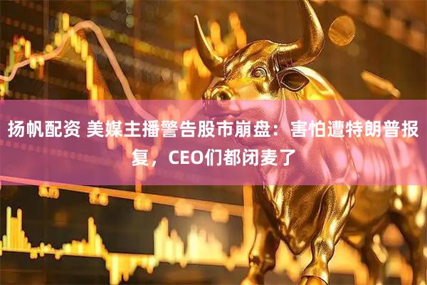 扬帆配资 美媒主播警告股市崩盘：害怕遭特朗普报复，CEO们都闭麦了